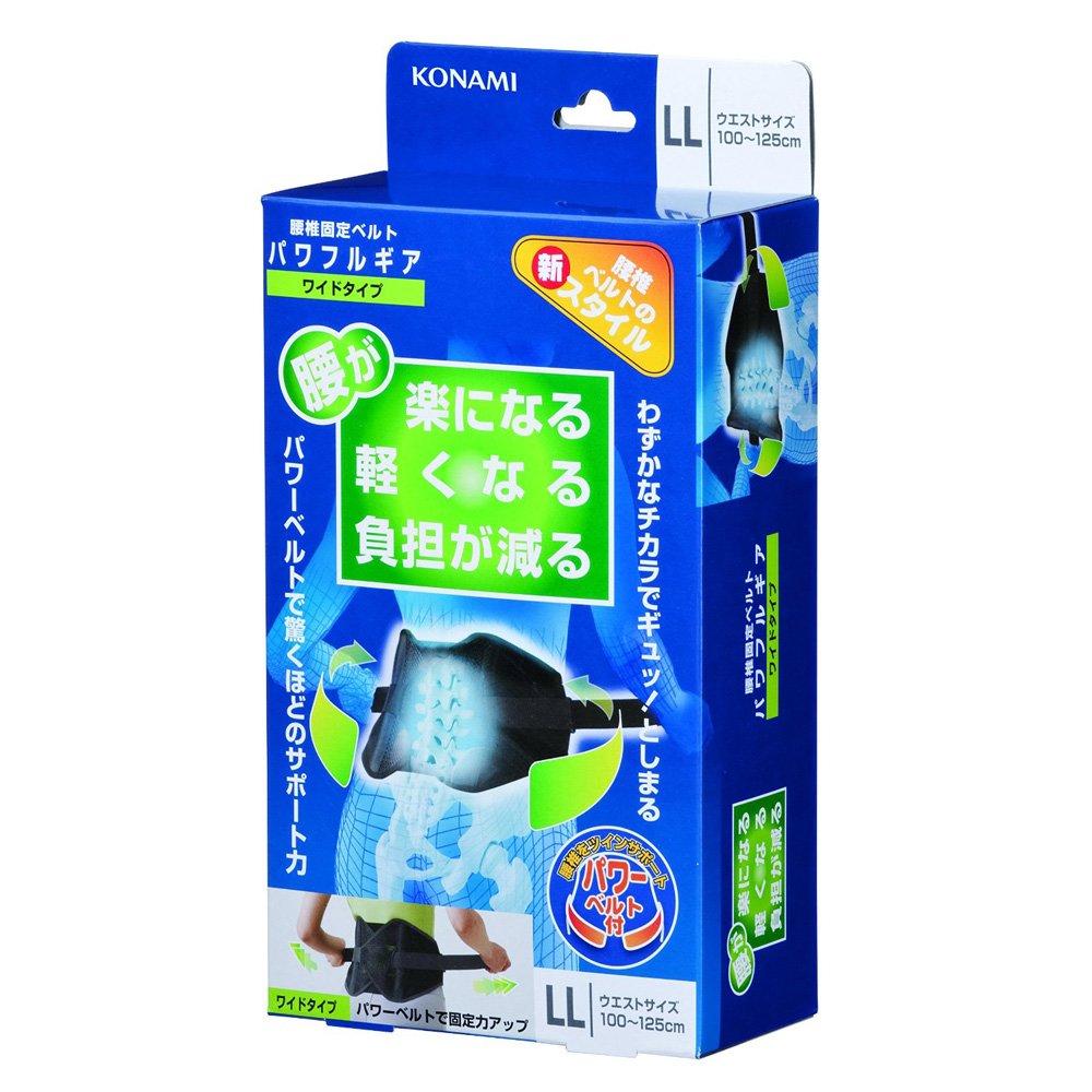 

Konami Sports Club Lumbar Support Powerful Wide Size LL Belt, Gear, Type, чёрный