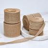 Natural Jute Linen Burlap Tape for DIY Christmas Tree Decoration and Binding
