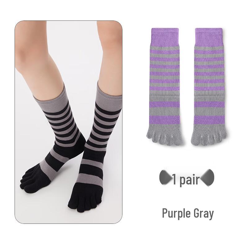 Women s Cotton Yoga Toe Socks (3-Pack)