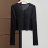 Women's Wool Blend Knitted Cardigan