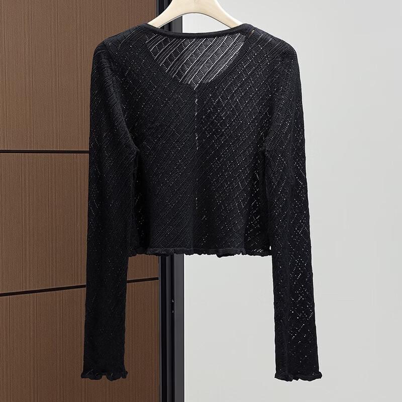 Women's Wool Blend Knitted Cardigan