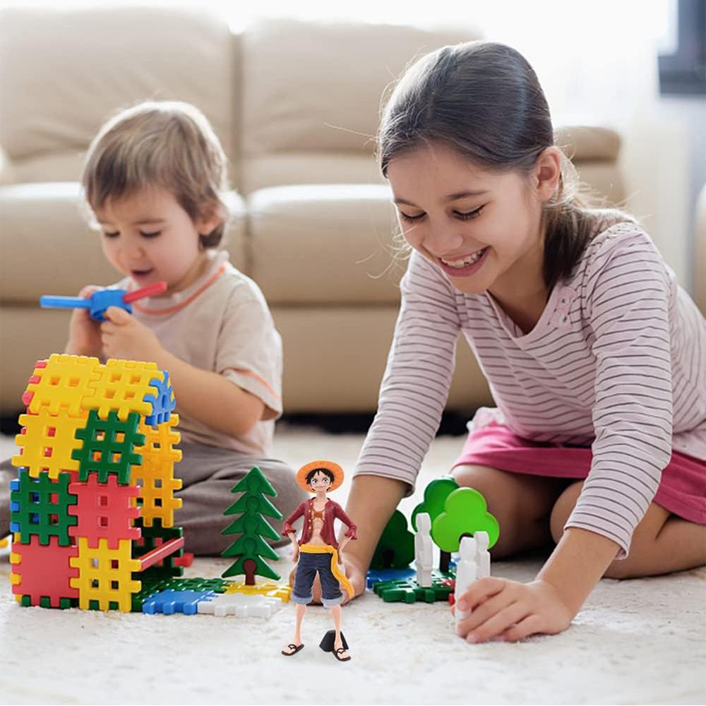 27cm One Piece Anime Figure Smiley Luffy Character Model Ornaments, Three Forms