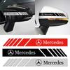 2PCS Car Rearview Mirror Stickers Auto Body Decor Decal For MERCEDES BENZ AMG ML GL SL W211 W204 W210 W203 CLA GLA Accessories RSTUV1