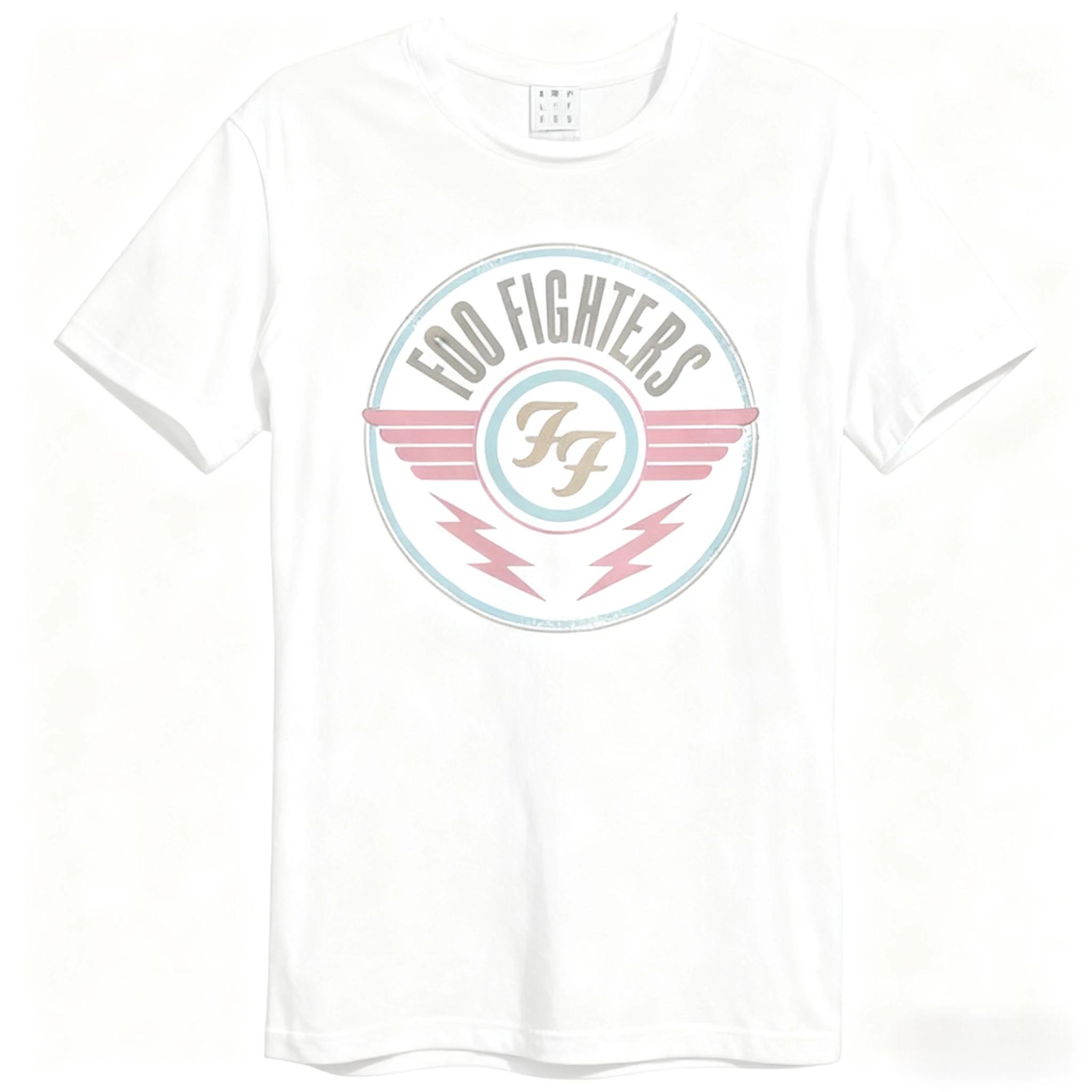 

Футболка с коротким рукавом Foo Fighters Круглый вырез Дышащая Уличный тренд Y2k Стиль Харадзюку Большой размер Повседневные модные топы 3XL