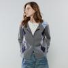 Retro Argyle Jacquard Knit Cardigan