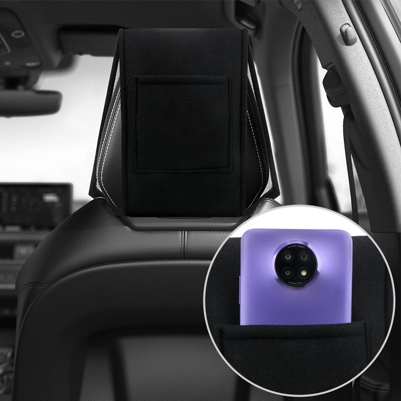 Funda para reposacabezas de coche Ajuste automático Para Kia Rio Ceed Sportage Cerato Soul Sorento K2 K5 Flip Picanto Optima Funda para asiento de coche