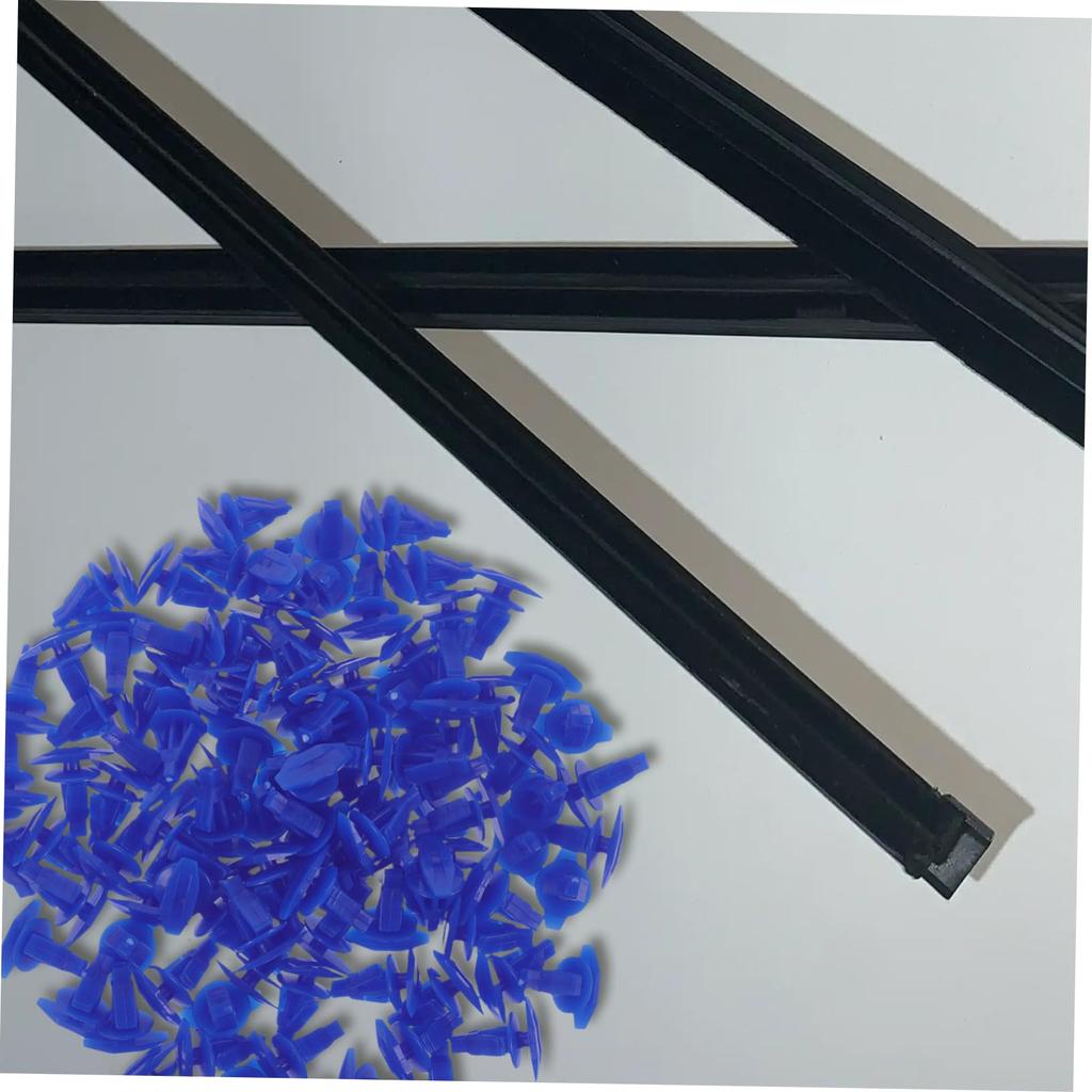200pcs Sealing Strip Buckle Weather Strip Clips Automotive Fastener Kit Car Retainer Clips Car