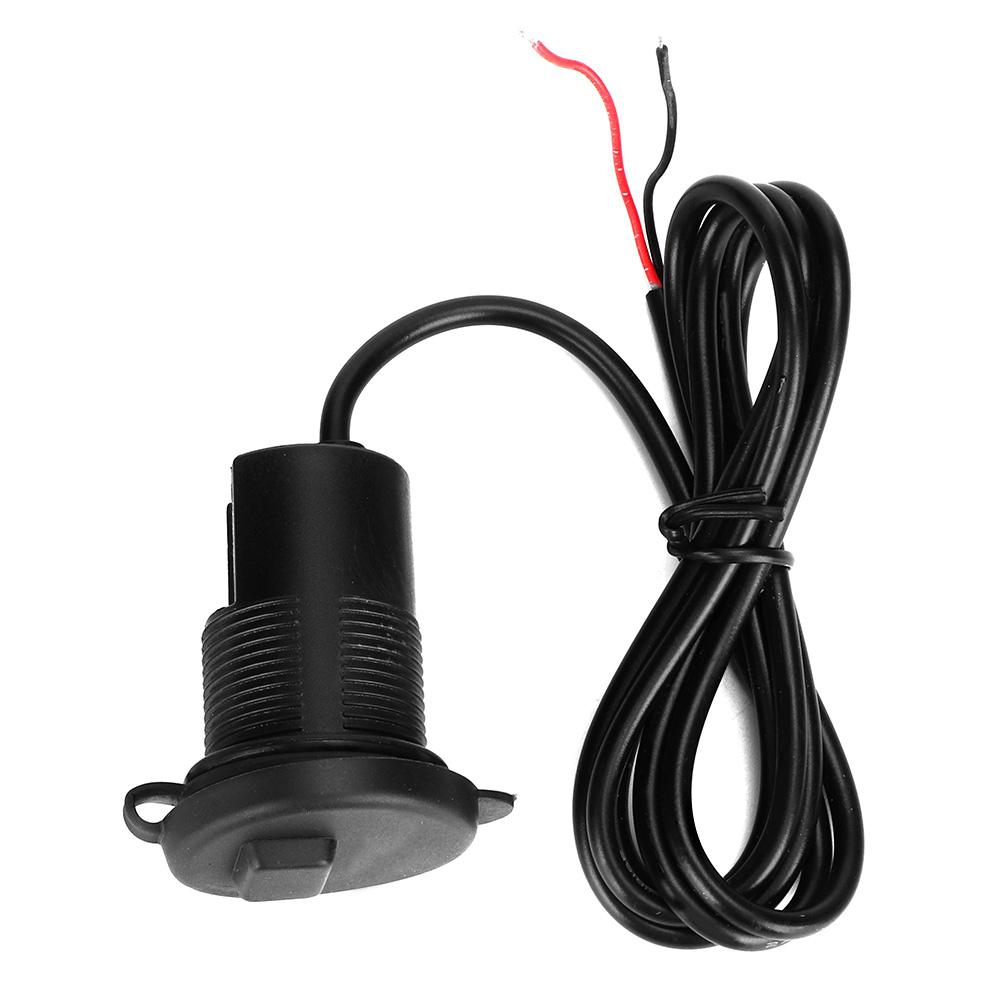 DC12V 24V Motorcycle USB Port Power Charger Socket Outlet with LED+Switch(DC12 24V )