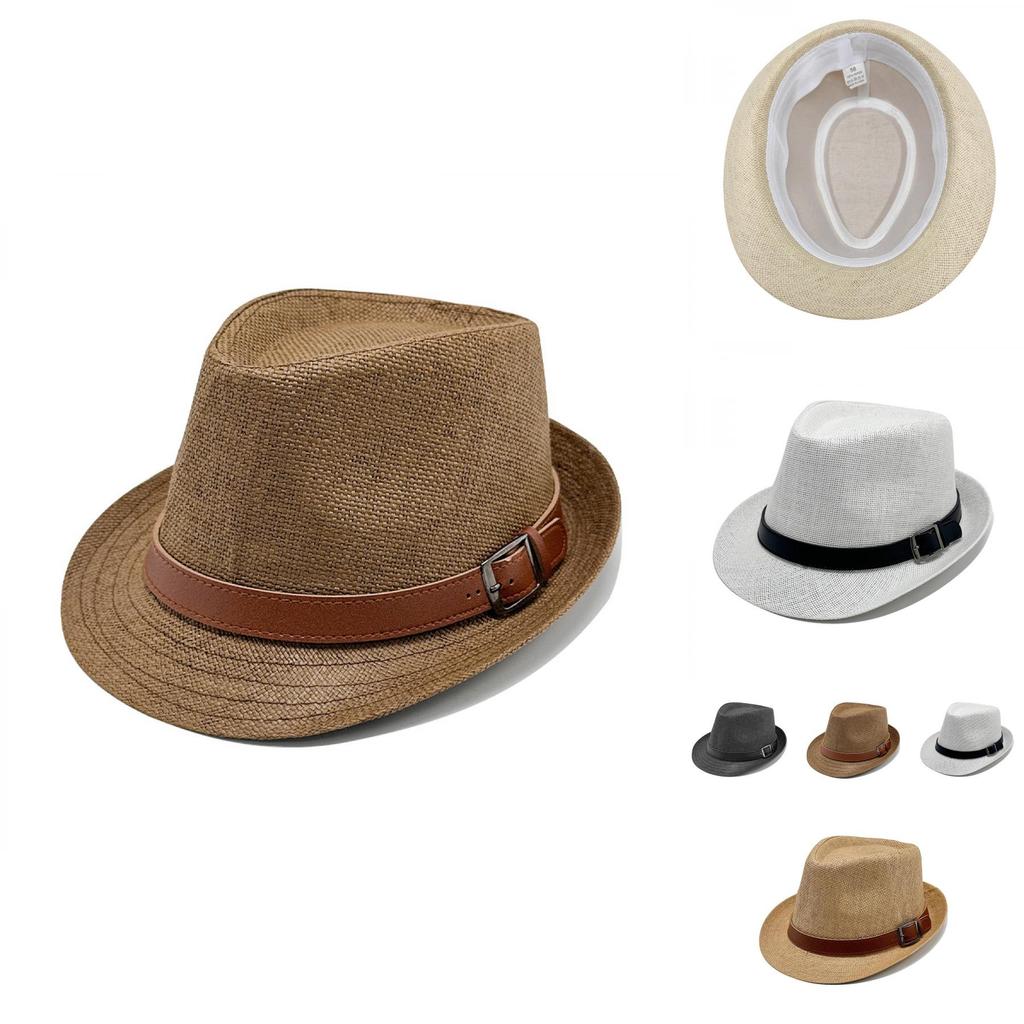 Sommer Strohhut mit Sonnenschutz und atmungsaktivem Design für Damen Herren