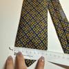 Used HERMES tie navy all-over pattern silk