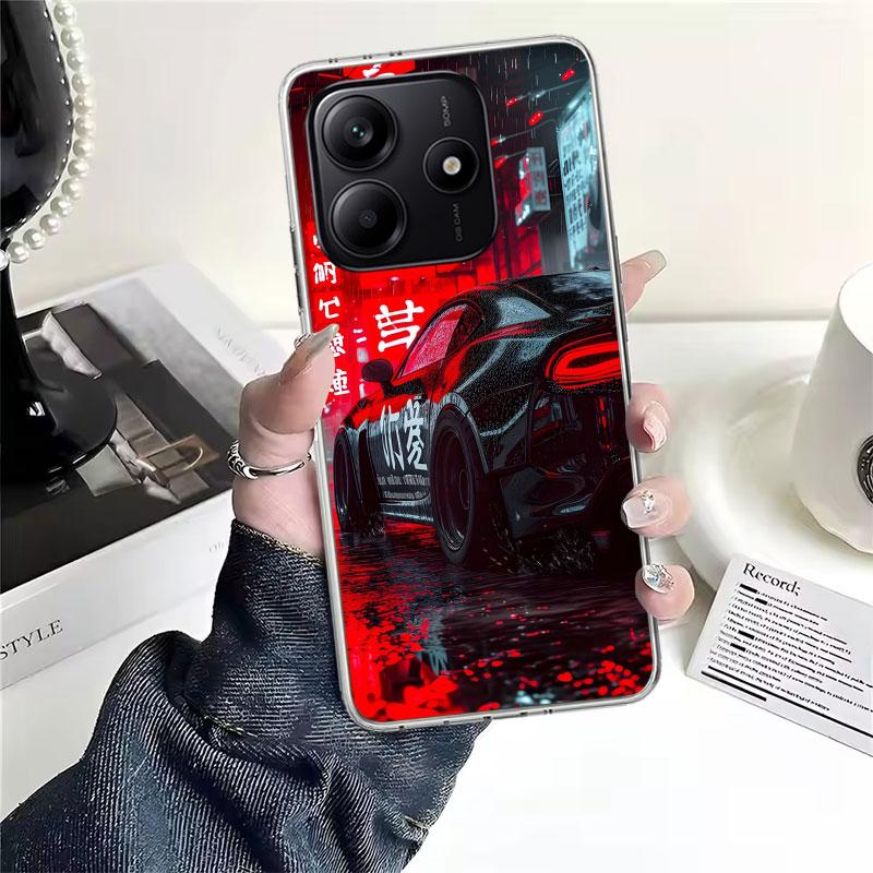 Cool Male Men Sports Cars Soft Phone Case For Xiaomi Redmi Note 15 14 14S 13 12 Pro Plus 12S 11 11S 11E 10 10S 11T 5G Fundas Coq