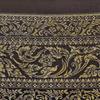 Black Table Runner with Golden Pompoms 23x200cm