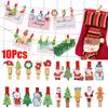 Decorated Gift Embellishment Wooden Clip Odorless Christmas Photo Display Environmentally Friendly Creative Cartoon Practical