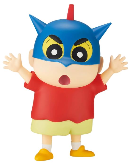 Crayon Shin-chan Big SOFVIMATES ~ Nohara Shinnosuke (Action Kamen Helmet ver.) ~ Figure