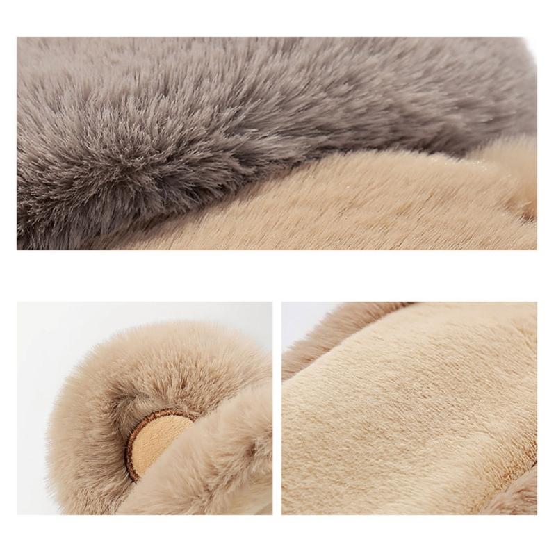 Furry and Warm Plush Ear Warmer for Winter Outdoor Activities Keep You Warm In Cold Weather for Skiing