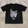 Men's American Retro Hip-Hop High-Street Short-Sleeve T-Shirt – Edgy Unisex Retro Street Y2K Casual Fashion Tops Cloths