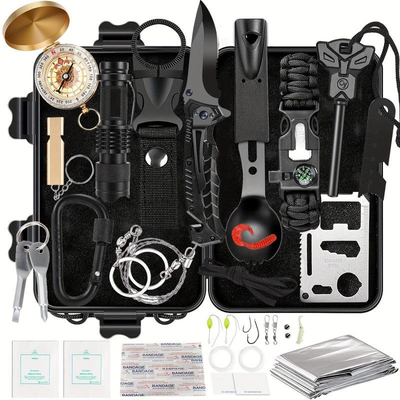 2026 38-в-1 Набор снаряжения для выживания: Лучшее снаряжение для улицы