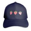 Cottage core aesthetic strawberry Baseball Cap black fashionable Anime Icon For Women  Unisexs