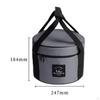 14L Capacity Camping Bag, Waterproof Durable with Side Pocket 7kg Load Bearing Outdoor Tableware