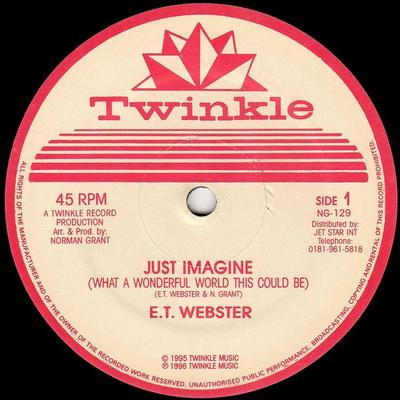 12inch Record E.T WEBSTER - Just Imagine (What A Wonderful Worl NG129 Twinkle Music 1995 UK Reggae, Ska & Dub Used
