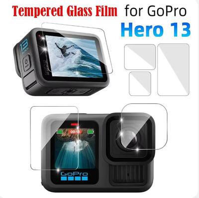 9H Hardness Glass for GoPro Hero 13 Ultra-HD Tempered Glass Screen Lens Protector Film for for Go Pro Hero 13 Anti-scratch Film