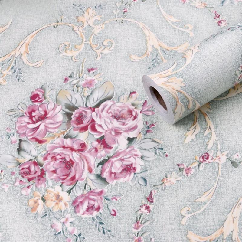 

Домашний декор Ретро цветочные обои Ремонт спальни и гостиной Декоративные стены 10mx45cm