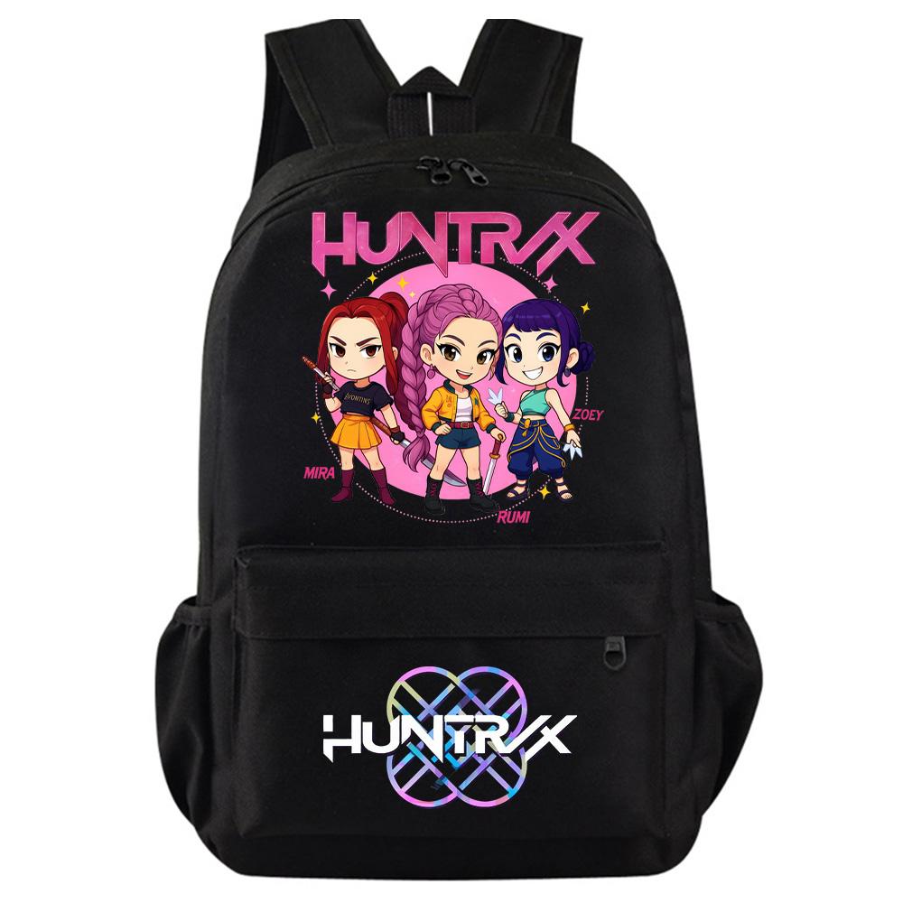 K-Pop Demon Hunters Printed Backpack for Teenager Student Girl Boy Bookbag Schoolbag Women Large Capacity Waterproof Travel Bag Kid Gift Rucksak