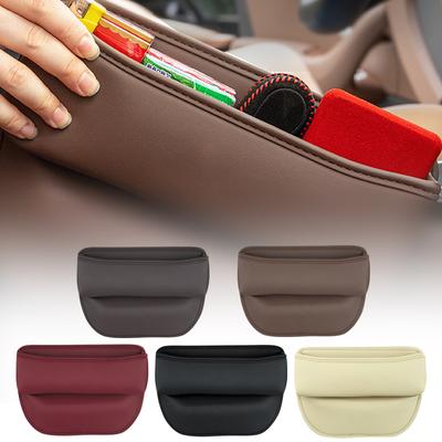 Wiwilys Car Seat Clip Slot Storage Box Functional Storage Bag Interior Decoration Car Storage Box Decoration