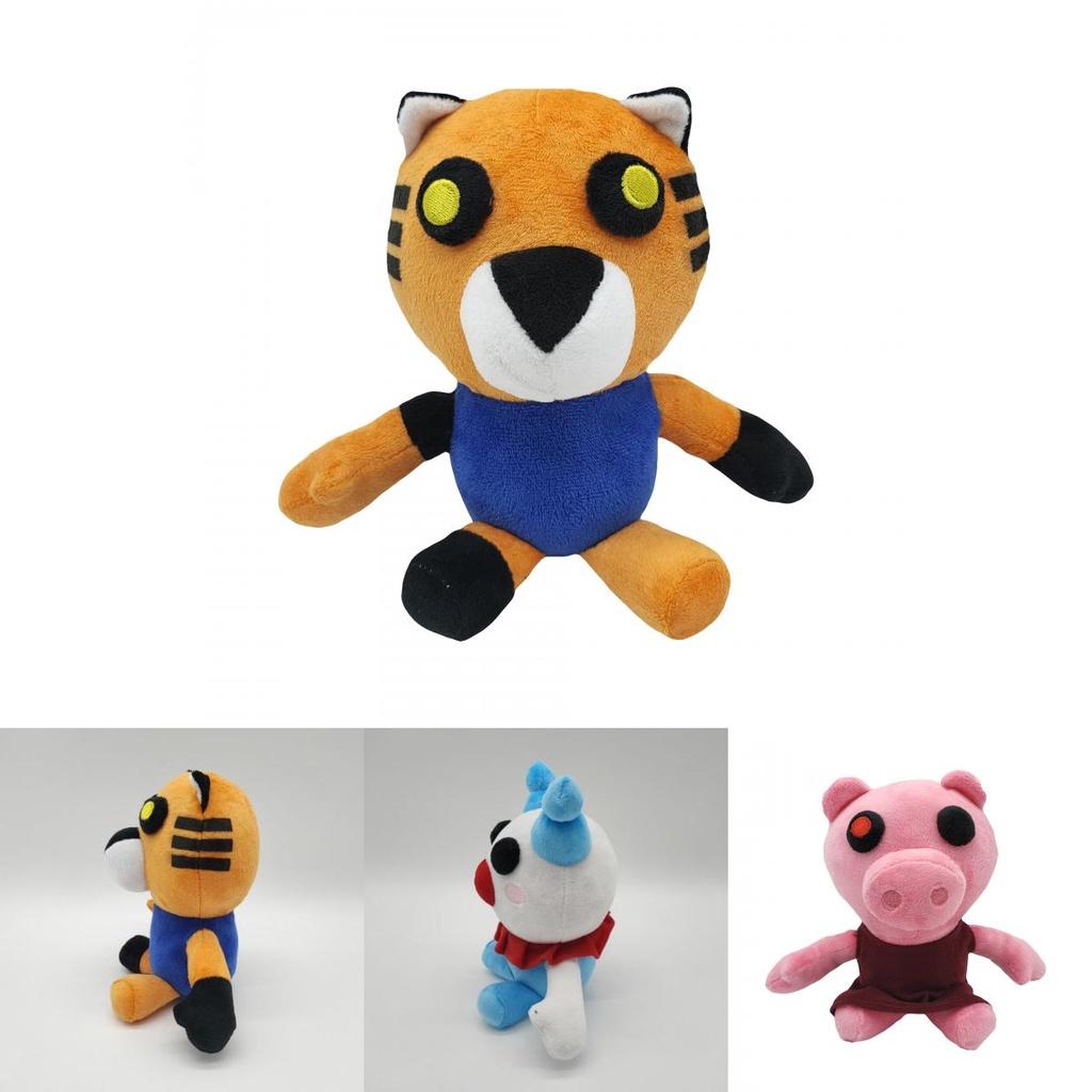 Adorable Roblox Piggy Plush Toy Tiger Clown Soft Doll Great For Kids Fans Gift