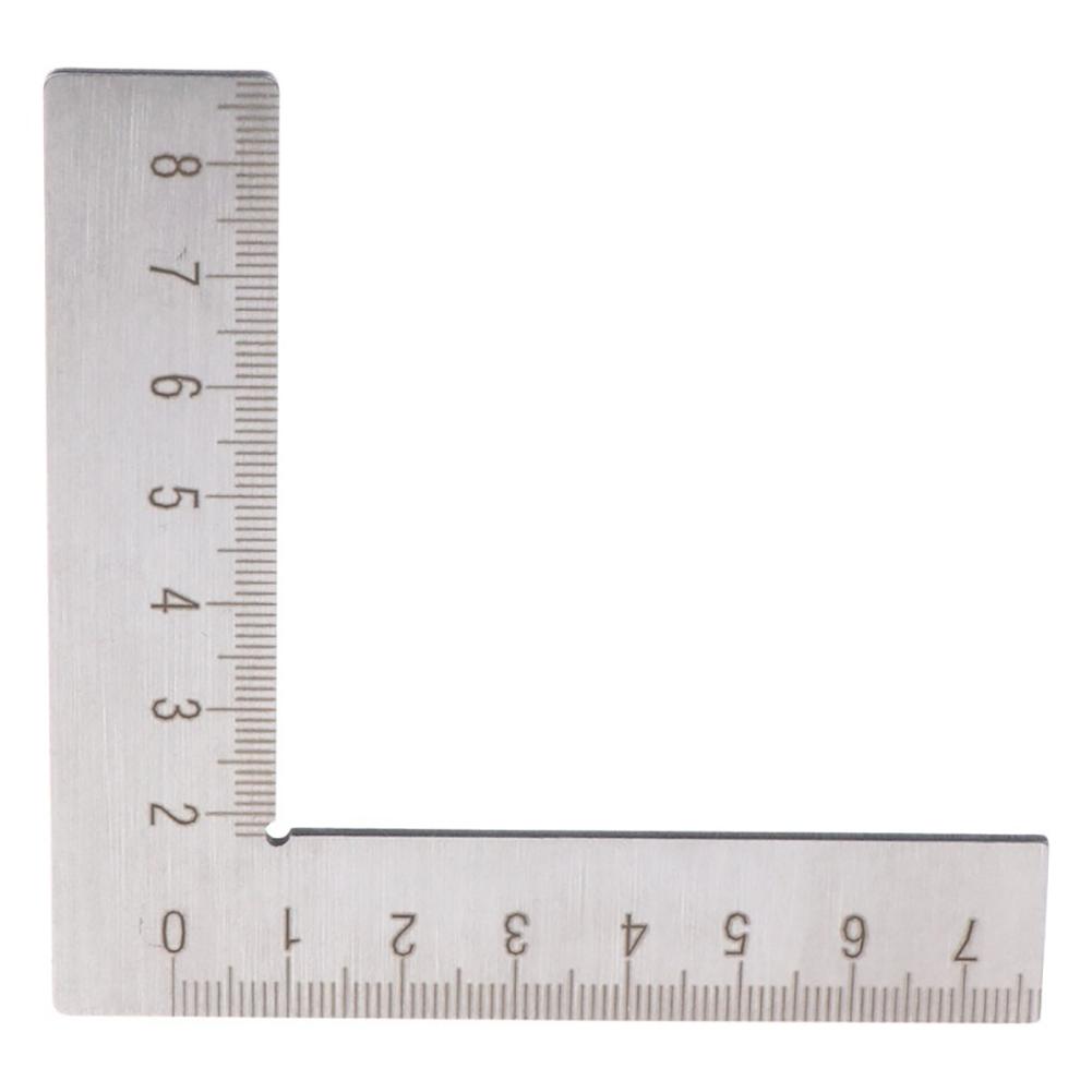 Woodworking Ruler Layout Miter Stainless Steel Triangle Rafter 45 Degree 90 Degree Metric Gauge