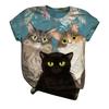 Streetwear Cartoon Design T-Shirt for Women Men T Shirts 3D Printed Summer Casual Short Sleeves Round Neck Tops Sport Loose Tee