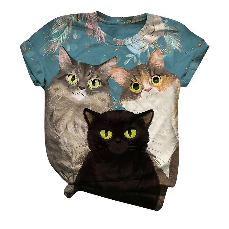 Streetwear Cartoon Design T-Shirt for Women Men T Shirts 3D Printed Summer Casual Short Sleeves Round Neck Tops Sport Loose Tee