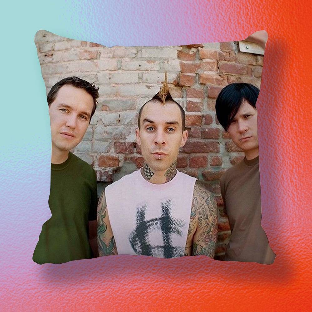 Punk B-Blink-182 Band  Pillow cover gift High definition digital printing,Surprise vivid pattern Household.