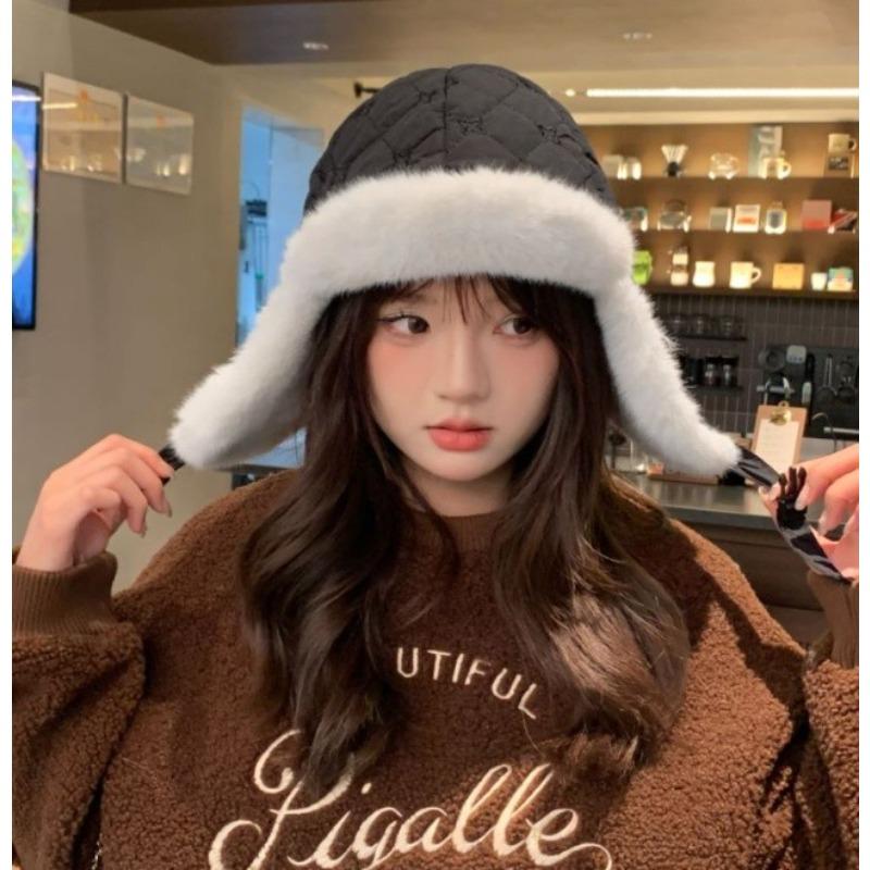 

Осень и Зима Теплая Плюс Бархатная Шапка Лей Фэн Новая Универсальная Плюс Бархатная Теплота и Защита от Холода Защита Ушей Северо-Восток Уличная Велосипедная Лыжная Шапка