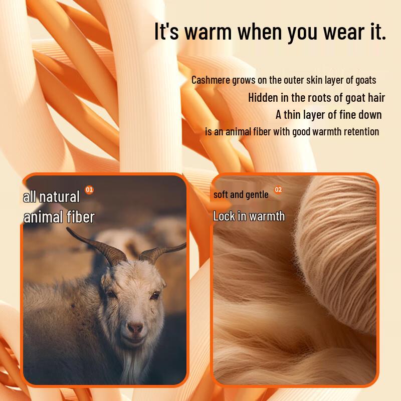 Hengyuanxiang Men's Pure Cashmere Full-Zip Vest