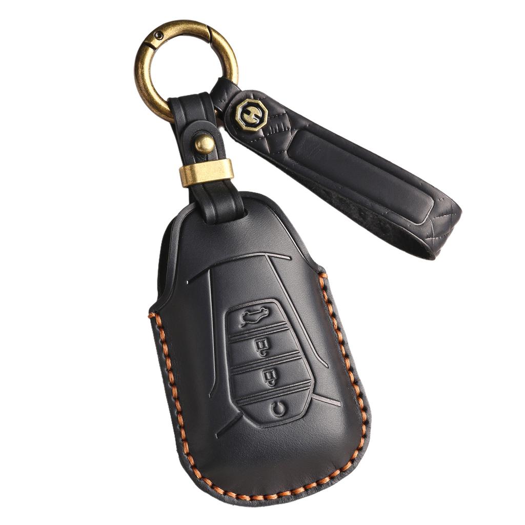 Retro Key Cover Is Suitable for 23 Jiangxi Isuzu D-MAX New Dmax Car All-inclusive Pickup Leather Case