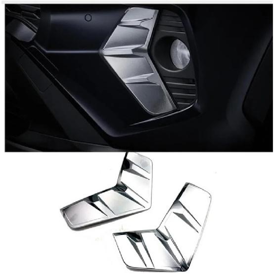 For Toyota RAV4 Car Front Foglight Eyebrow Eyelids Cover Trims Fog Light Lamp Protector Decoration Sticker