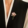 Broche Elegante de Lótus, Broche de Pérola Requintado e Versátil para Mulheres de Alto Nível, Broche com Sensação de Alto Nível