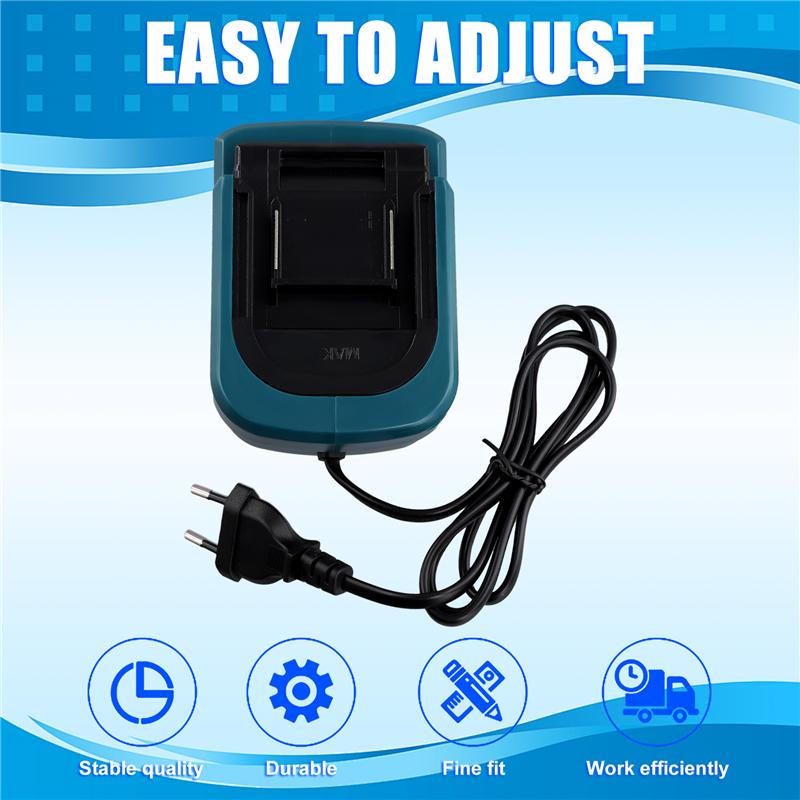 A96I-100V-240V Portable Li- Battery Charger Power Tool Mini Compact For 18V 21V Lithiumy Battery EU Plug