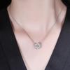 Kuaishou Douyin Sunflower Moissanite Women's Luxury Necklace Pendant