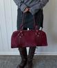 Lotsyou Vivi Boston Bag Wine