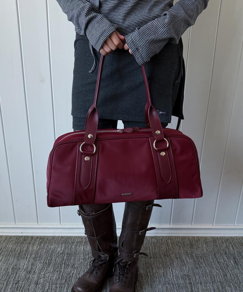 Lotsyou Vivi Boston Bag Wine