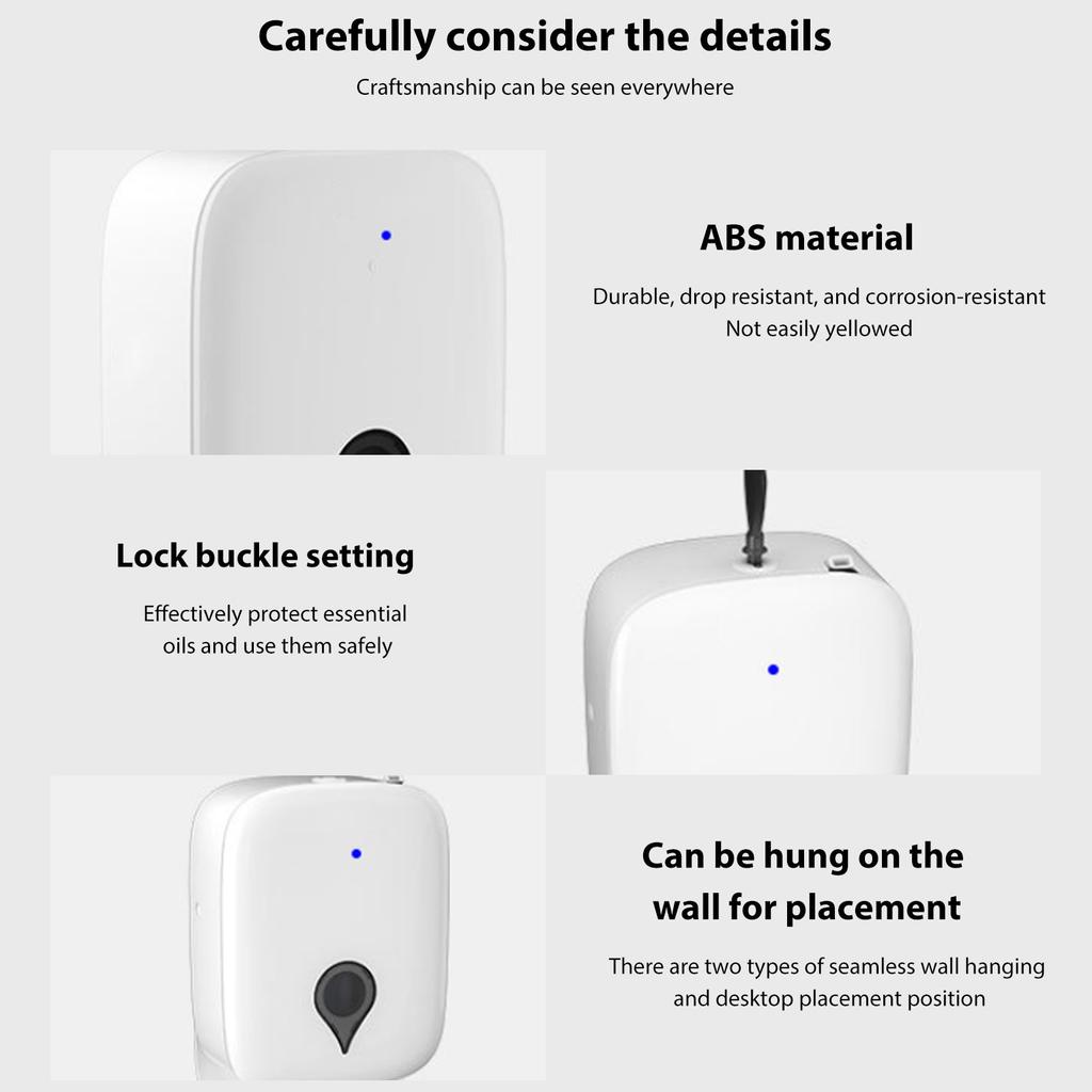 Smart Fragrance Diffuser 150ml Large Capacity Smart Scent Diffuser Ultra Quiet BT Controlled Home Fragrance Machine for