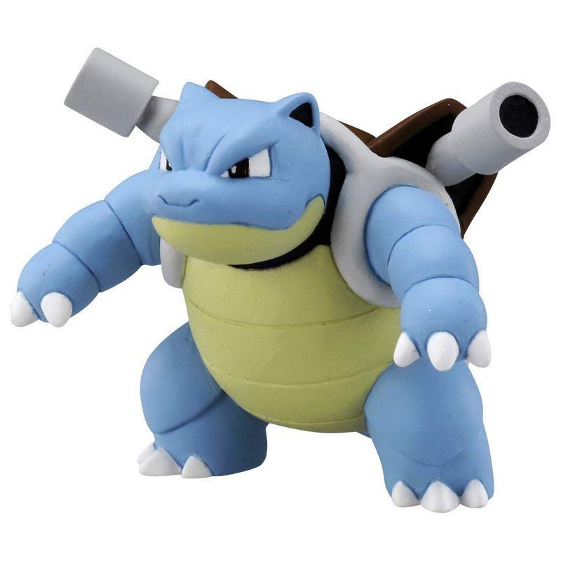 TAKARA TOMY Moncolle Figure Ages 4 and Meets Toy Safety Standards ST "Pokémon MS-16 Blastoise" Pokémon Toy, Up