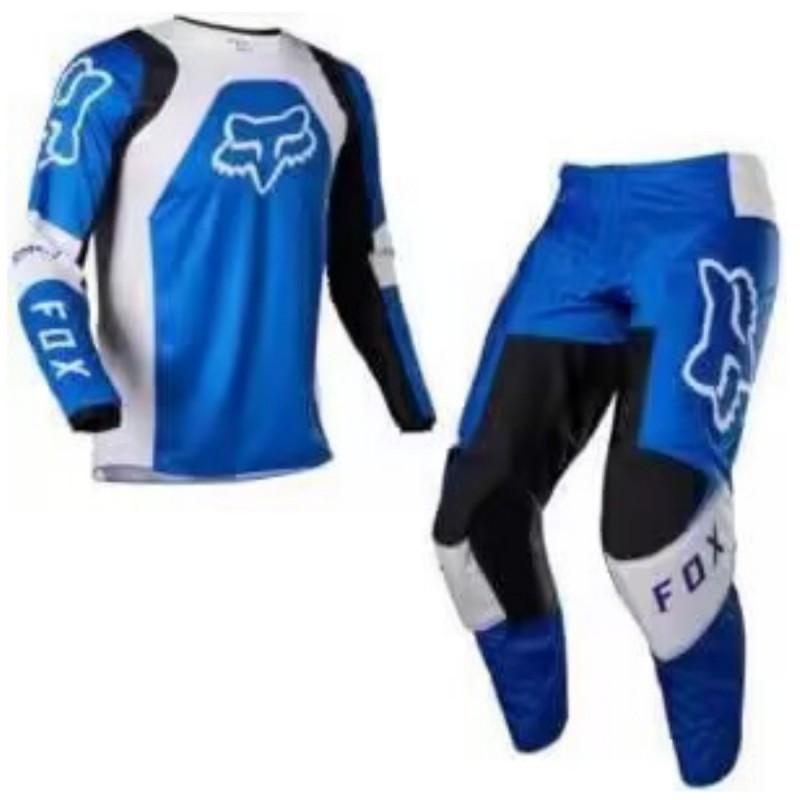 FOX Off-Road Downhill Cycling Jersey Set Breathable Quick-Dry Mountain Bike Motocross Apparel Unisex