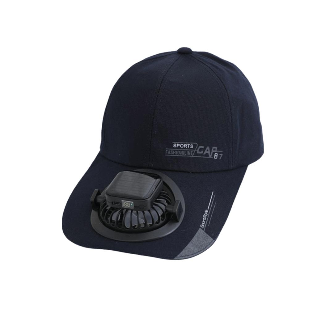 Breathable Solar Cooling Fan Hat Built-in Fan Fan Hat New Baseball Cap Outdoor