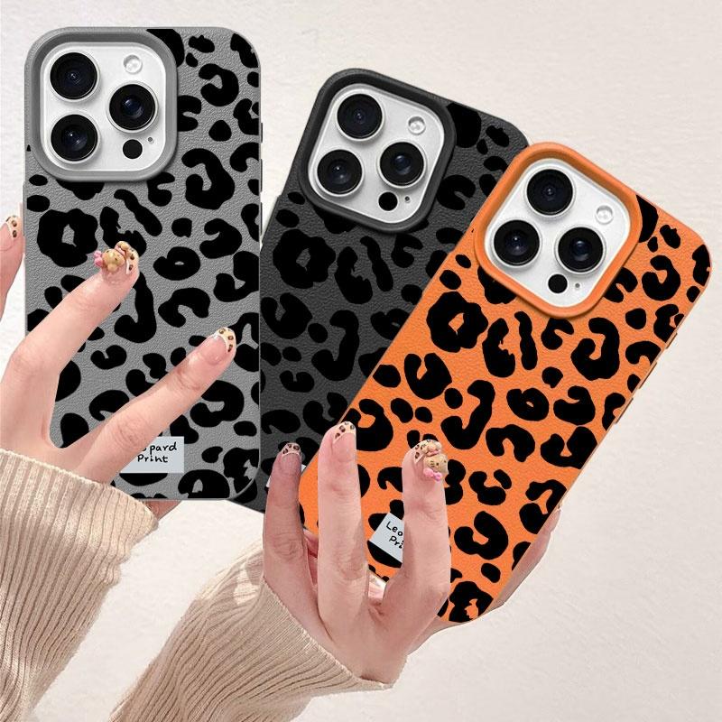 Schwarze Leopardenmuster-Handyhülle Für Samsung Galaxy Note 10 20 Ultra S10 Plus M56 M55 M15 F06 A04E A73 A03 A22 A03S Weiche Hülle