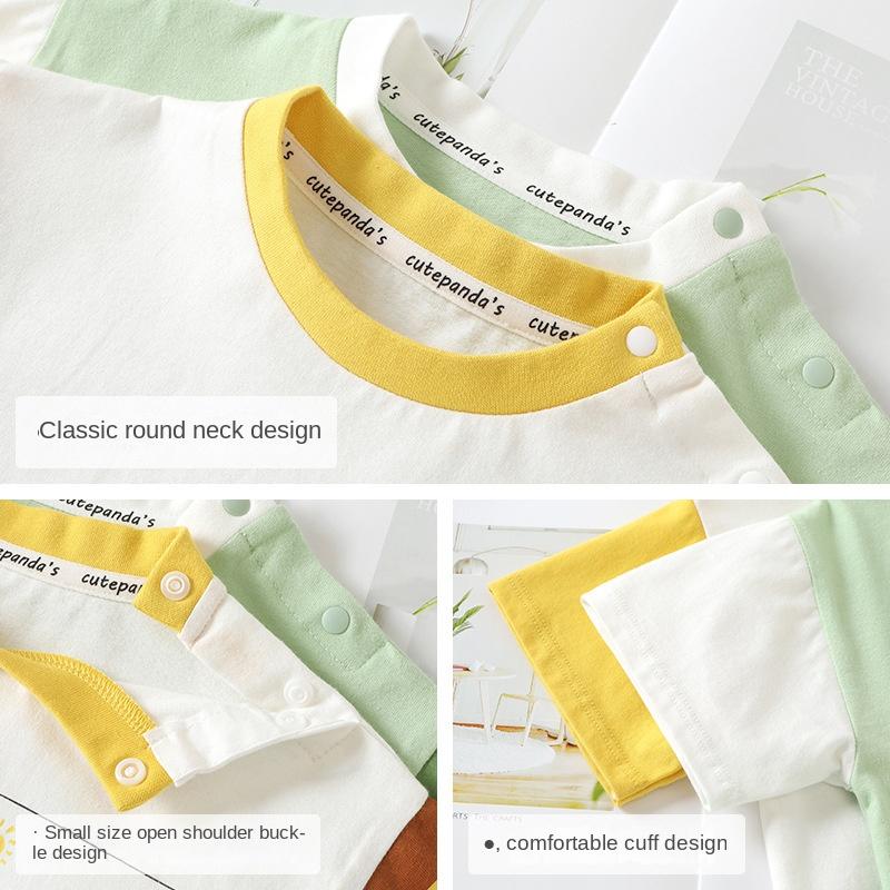 Baby Clothes Casual Short-sleeved T-shirts Summer Clothes Boys Girls Baby Children Children Summer Half-sleeved Tops