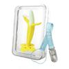 Anju Barnabrush Teether + Case + Clamps Randomly Sent, 90 x 180 x 45 mm, Mixed Colors, Korean baby products