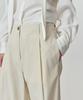 MUSINSA STANDARD WOMAN Women'S Washed Cotton Deep Tuck Wide Pants [Cream]